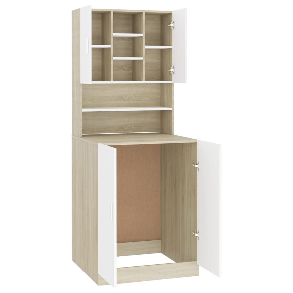 Waschmaschinenschrank Waschmaschinenregal Waschmaschinenregal Badschrank Schrank - Bild 65 von 153