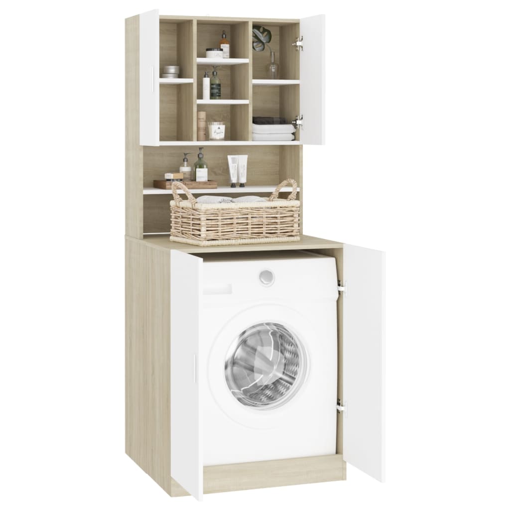 Waschmaschinenschrank Waschmaschinenregal Waschmaschinenregal Badschrank Schrank - Bild 60 von 153