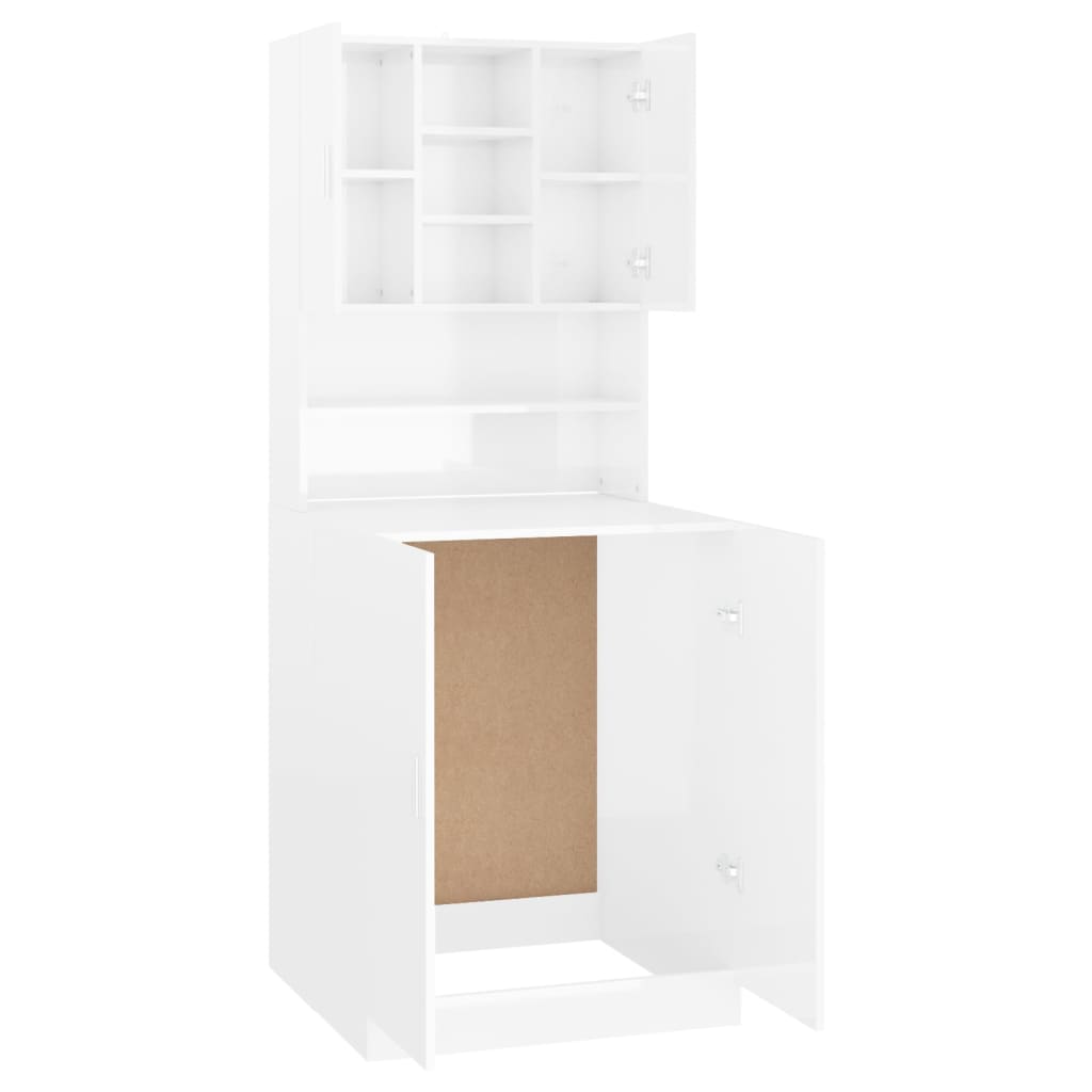 Waschmaschinenschrank Waschmaschinenregal Waschmaschinenregal Badschrank Schrank - Bild 76 von 153