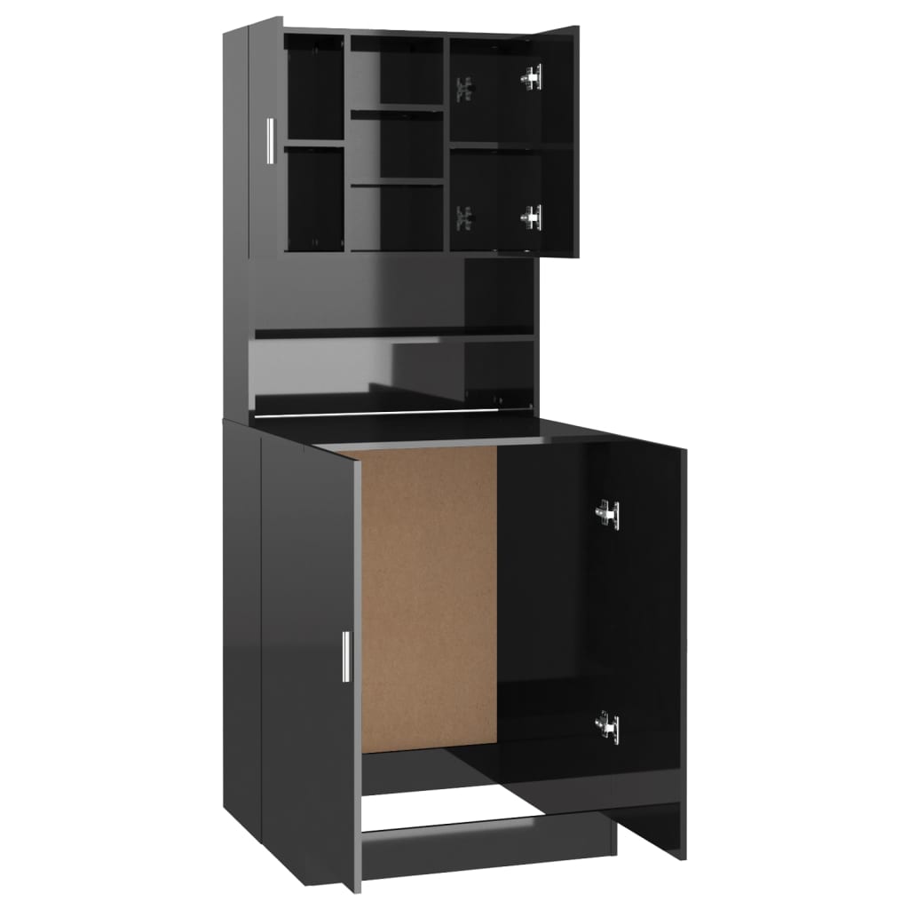 Waschmaschinenschrank Waschmaschinenregal Waschmaschinenregal Badschrank Schrank - Bild 87 von 153