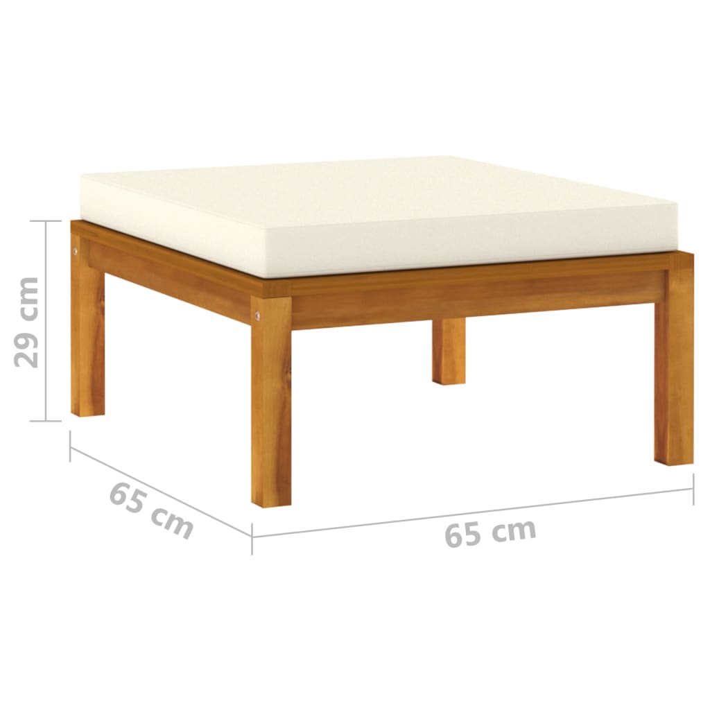 Gartenmöbel Sitzgruppe Massivholz Akazie Lounge Sofa Couch Garnitur Sessel Tisch - Bild 26 von 33