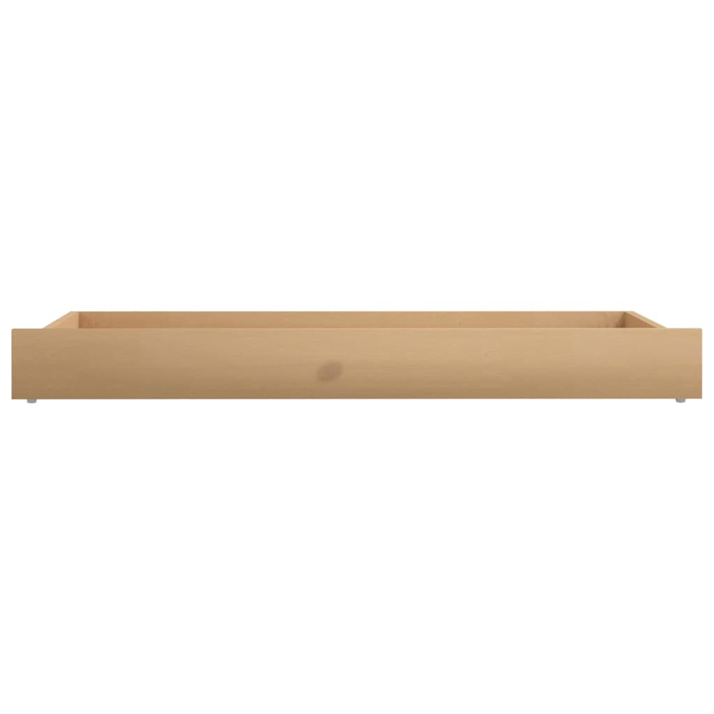 2x Schublade für Tagesbetten Kiefer Massiv Bettschublade Schubladensockel Räder - Bild 12 von 25