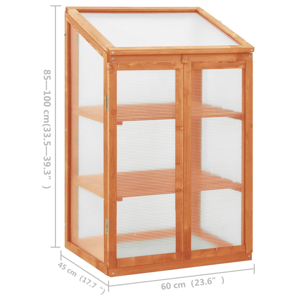 Holz Gewächshaus Anzuchthaus Frühbeet Hochbeet Treibhaus Garten Balkon Schrank - Bild 19 von 26