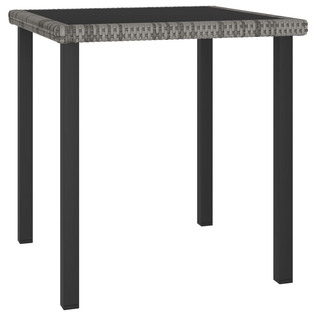 Garten Esstisch Poly Rattan Gartentisch Balkontisch Couchtisch Glas Tischplatte - Bild 7 von 29
