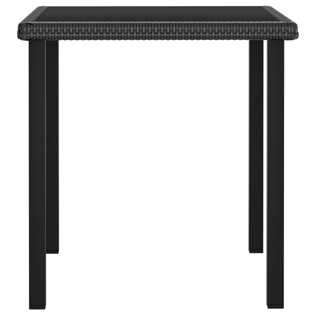 Garten Esstisch Poly Rattan Gartentisch Balkontisch Couchtisch Glas Tischplatte - Bild 22 von 29