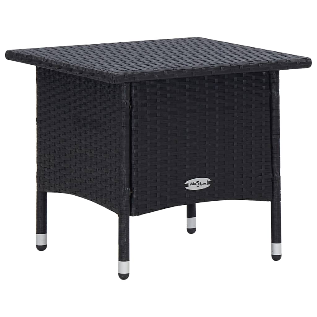 2-tlg. Garten Lounge mit Couchtisch Poly Rattan Liegestuhl Gartenliege Set DE - Bild 32 von 34