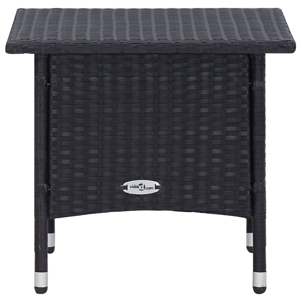 2-tlg. Garten Lounge mit Couchtisch Poly Rattan Liegestuhl Gartenliege Set DE - Bild 33 von 34