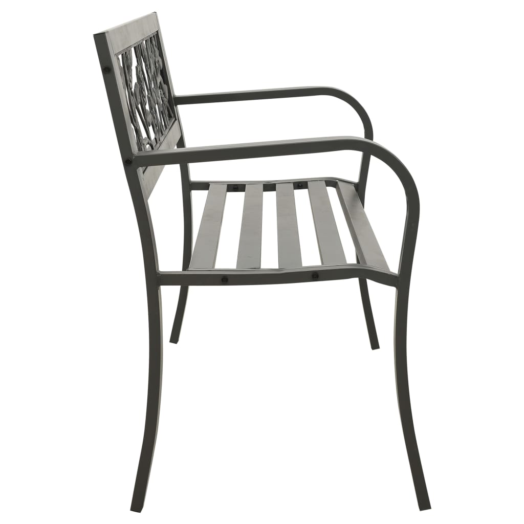 Gartenbank 2-3-Sitzer Sitzbank Parkbank Metall Bank Balkon Terrassenbank - Bild 66 von 84