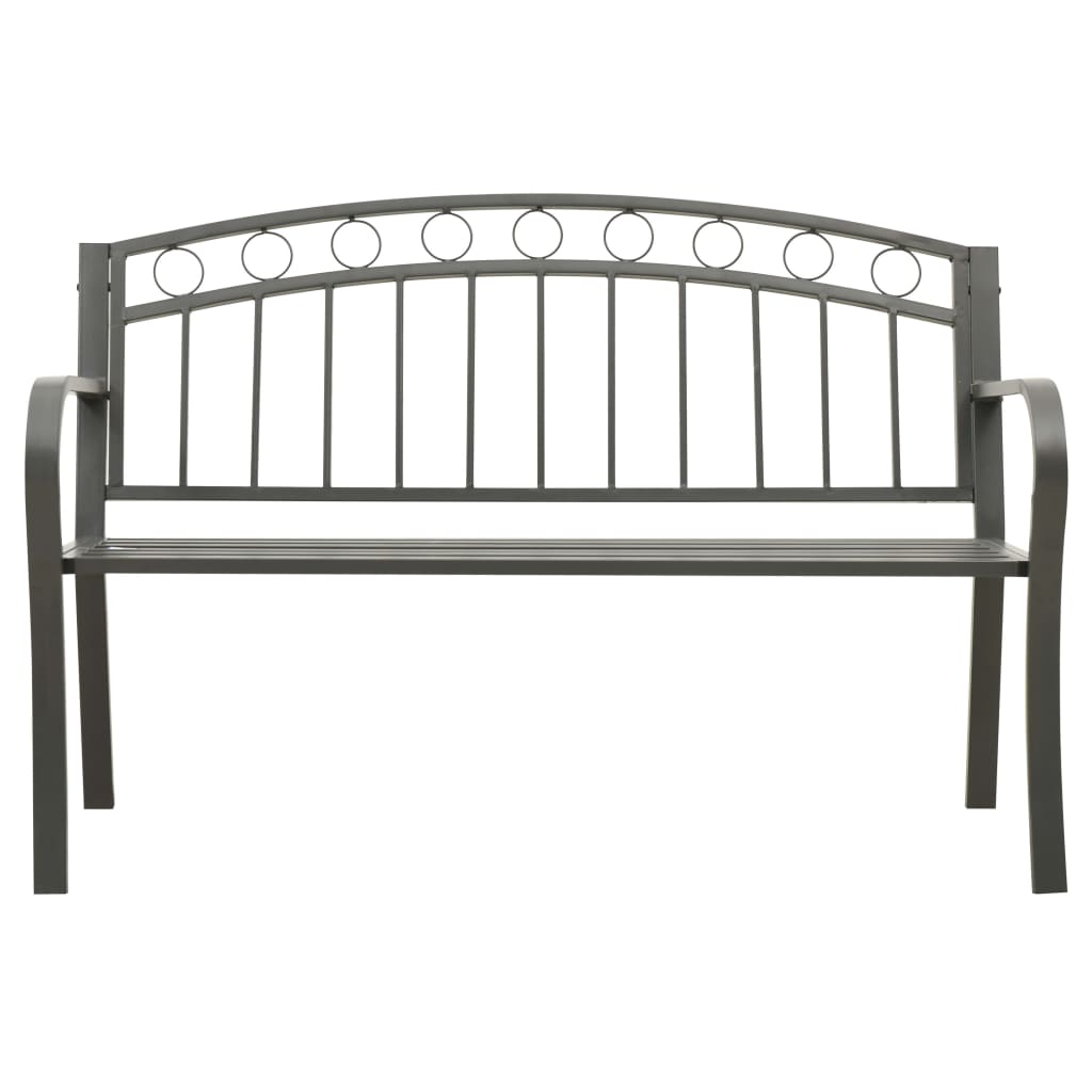 Gartenbank 2-3-Sitzer Sitzbank Parkbank Metall Bank Balkon Terrassenbank - Bild 12 von 84