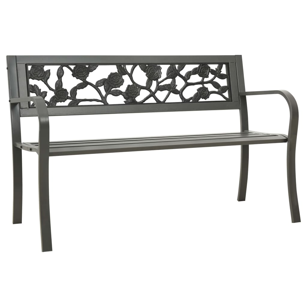 Gartenbank 2-3-Sitzer Sitzbank Parkbank Metall Bank Balkon Terrassenbank - Bild 64 von 84