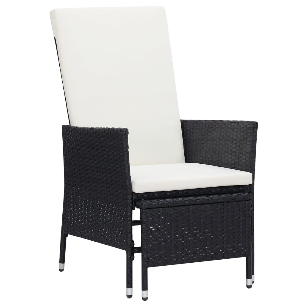 2-tlg. Garten Lounge mit Couchtisch Poly Rattan Liegestuhl Gartenliege Set DE - Bild 25 von 34