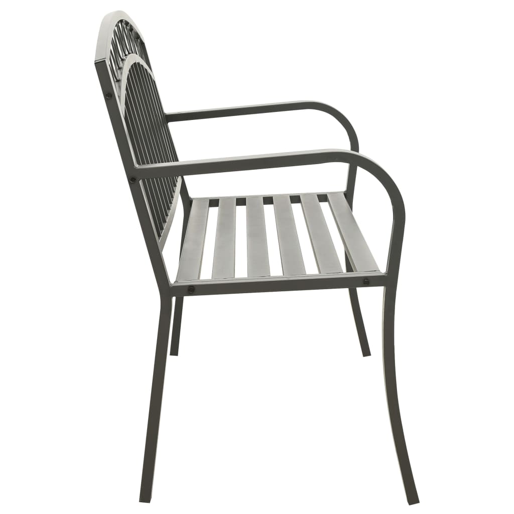 Gartenbank 2-3-Sitzer Sitzbank Parkbank Metall Bank Balkon Terrassenbank - Bild 13 von 84