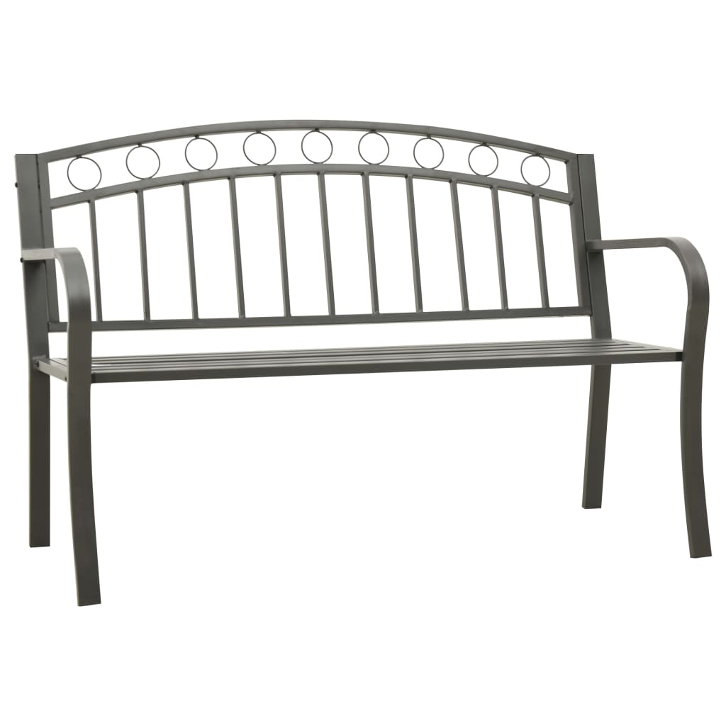 Gartenbank 2-3-Sitzer Sitzbank Parkbank Metall Bank Balkon Terrassenbank - Bild 11 von 84