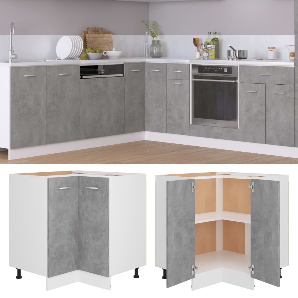 Betongrau Küchenschrank Küchenzeile Einbauküche Unterschrank Hängeschrank Module - Bild 157 von 310
