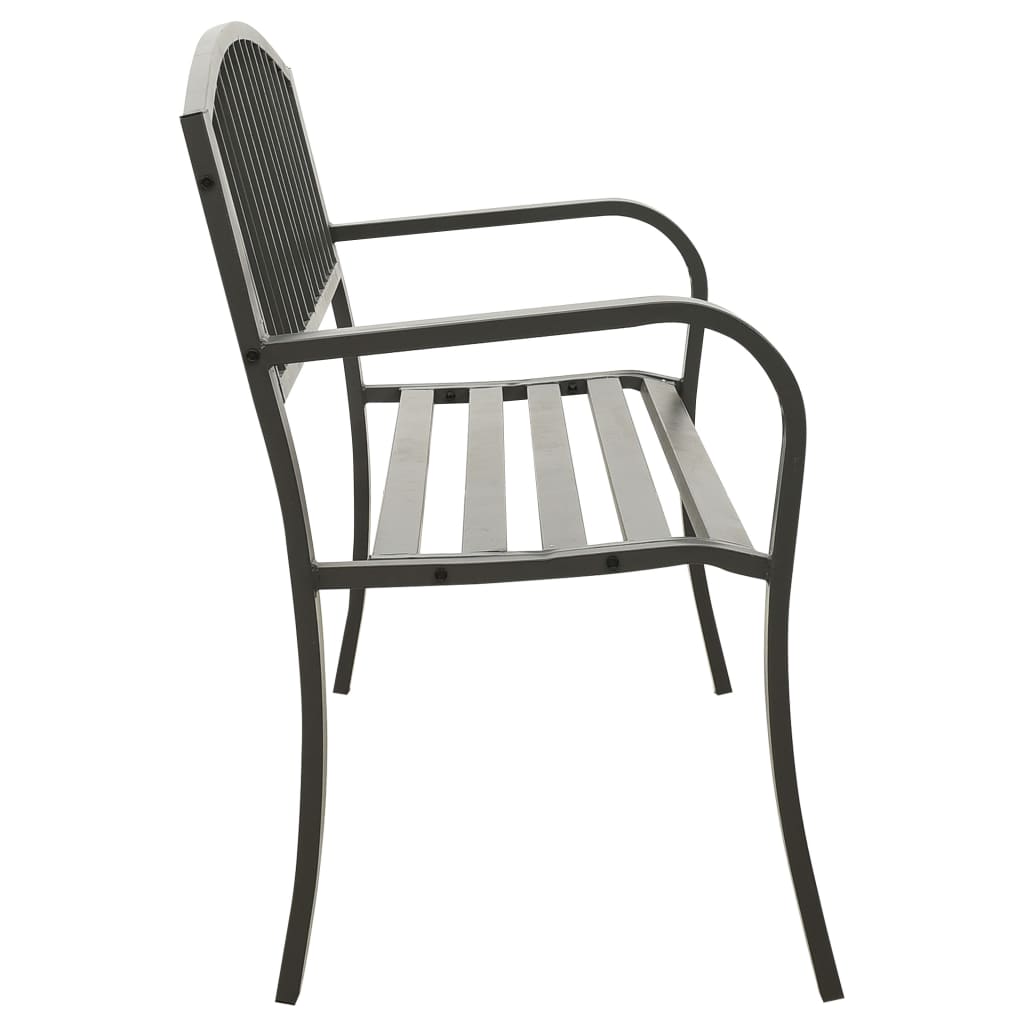 Gartenbank 2-3-Sitzer Sitzbank Parkbank Metall Bank Balkon Terrassenbank - Bild 25 von 84