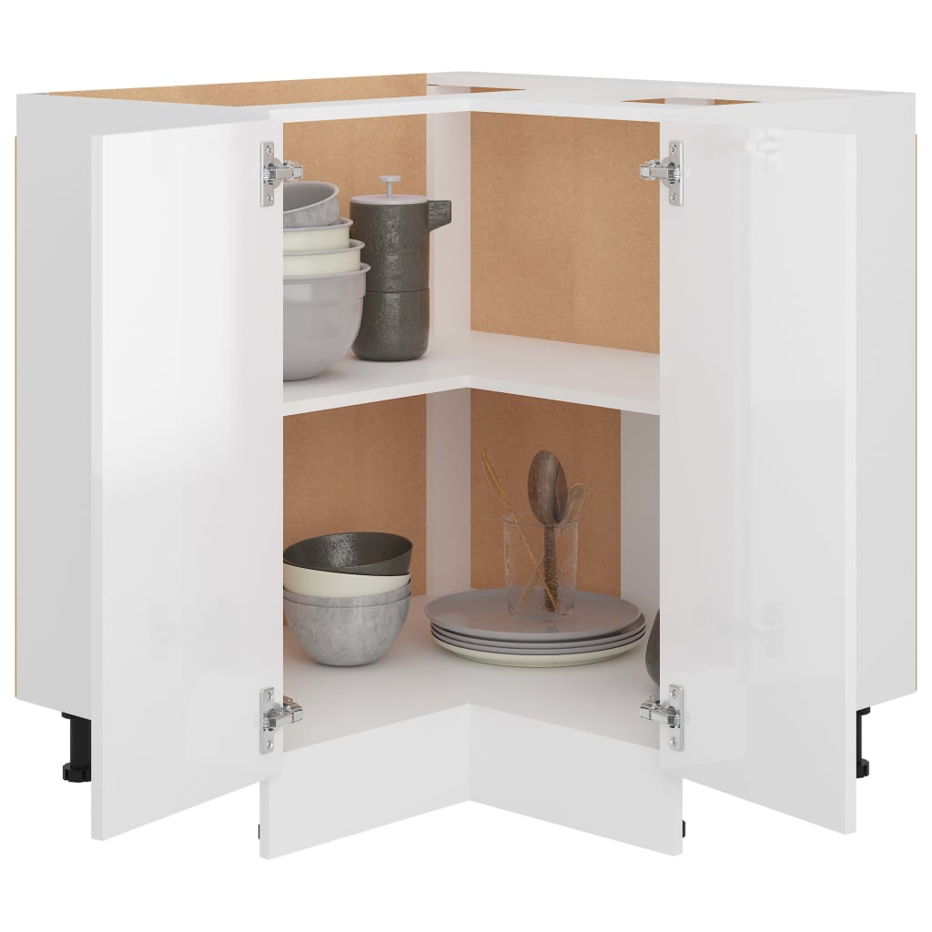 Hochglanz-Weiß Küchenschrank Küchenzeile Einbauküche Unterschrank Hängeschrank - Bild 115 von 196
