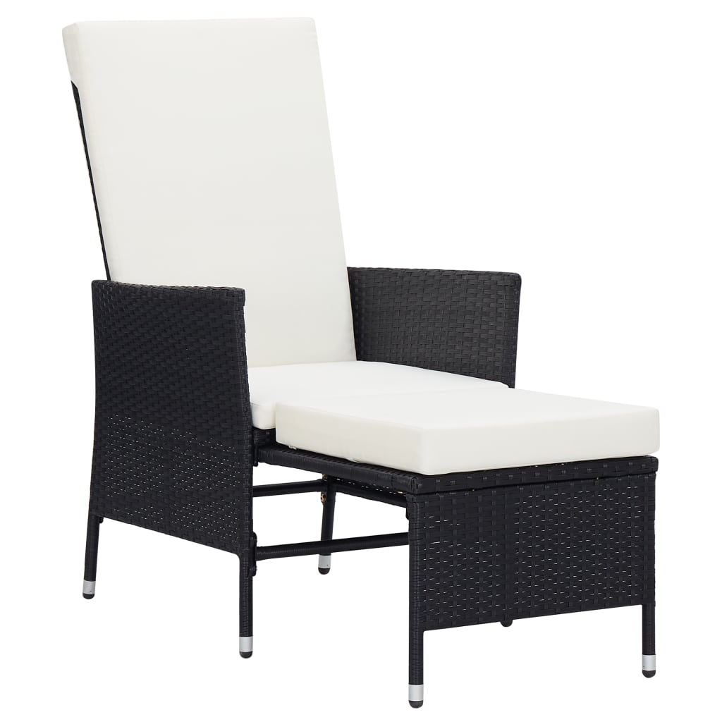 2-tlg. Garten Lounge mit Couchtisch Poly Rattan Liegestuhl Gartenliege Set DE - Bild 26 von 34