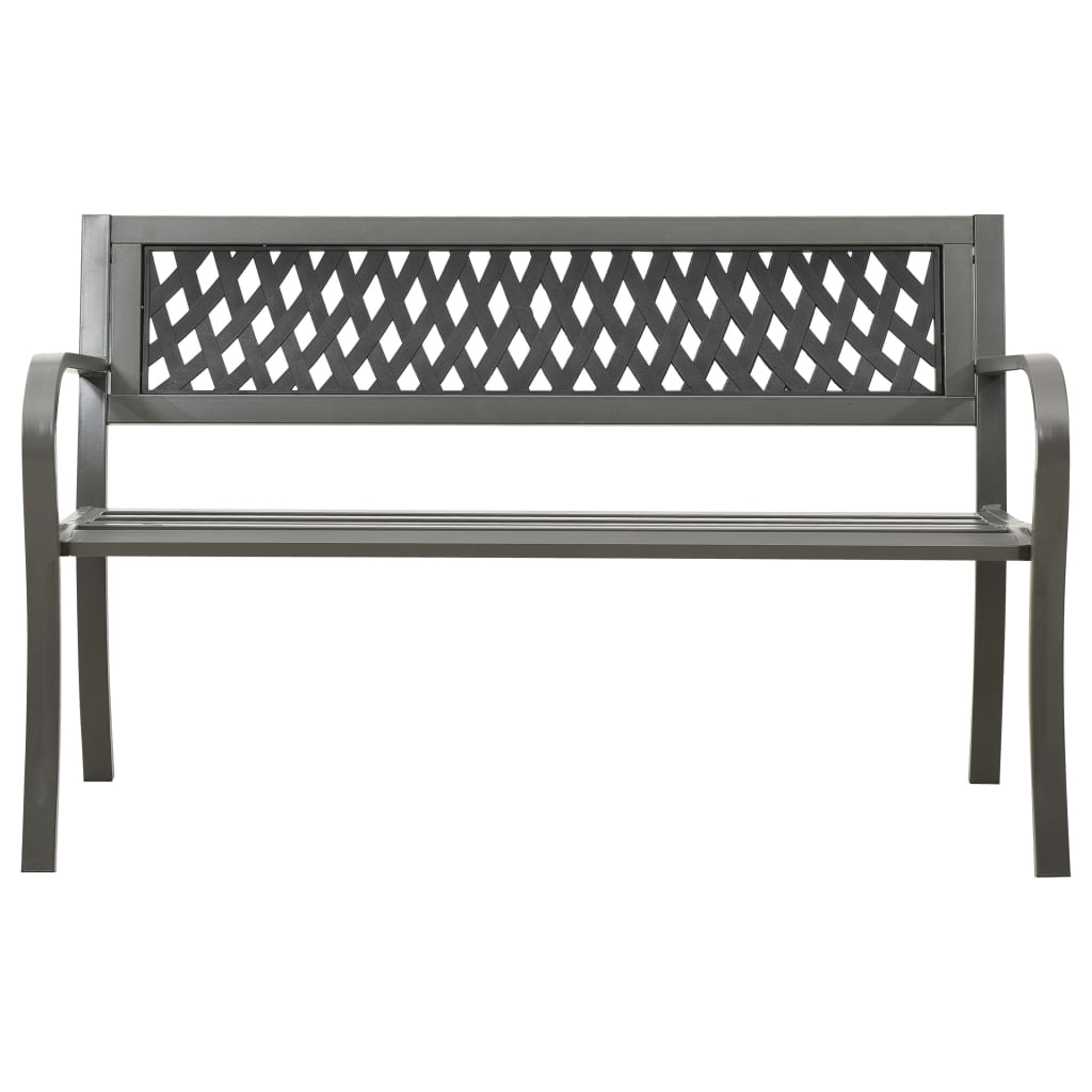 Gartenbank 2-3-Sitzer Sitzbank Parkbank Metall Bank Balkon Terrassenbank - Bild 41 von 84