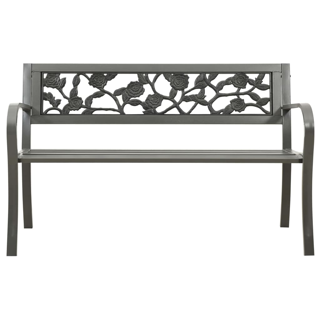 Gartenbank 2-3-Sitzer Sitzbank Parkbank Metall Bank Balkon Terrassenbank - Bild 65 von 84
