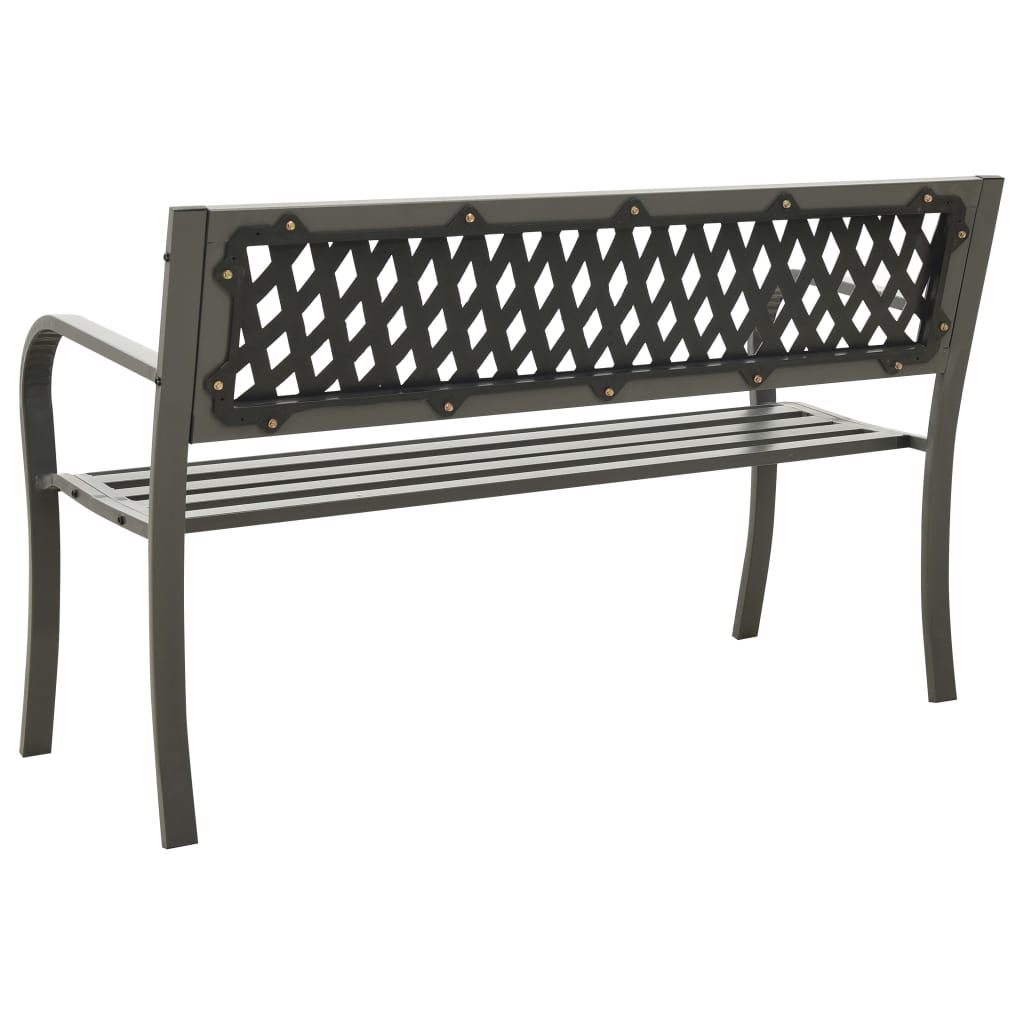 Gartenbank 2-3-Sitzer Sitzbank Parkbank Metall Bank Balkon Terrassenbank - Bild 43 von 84