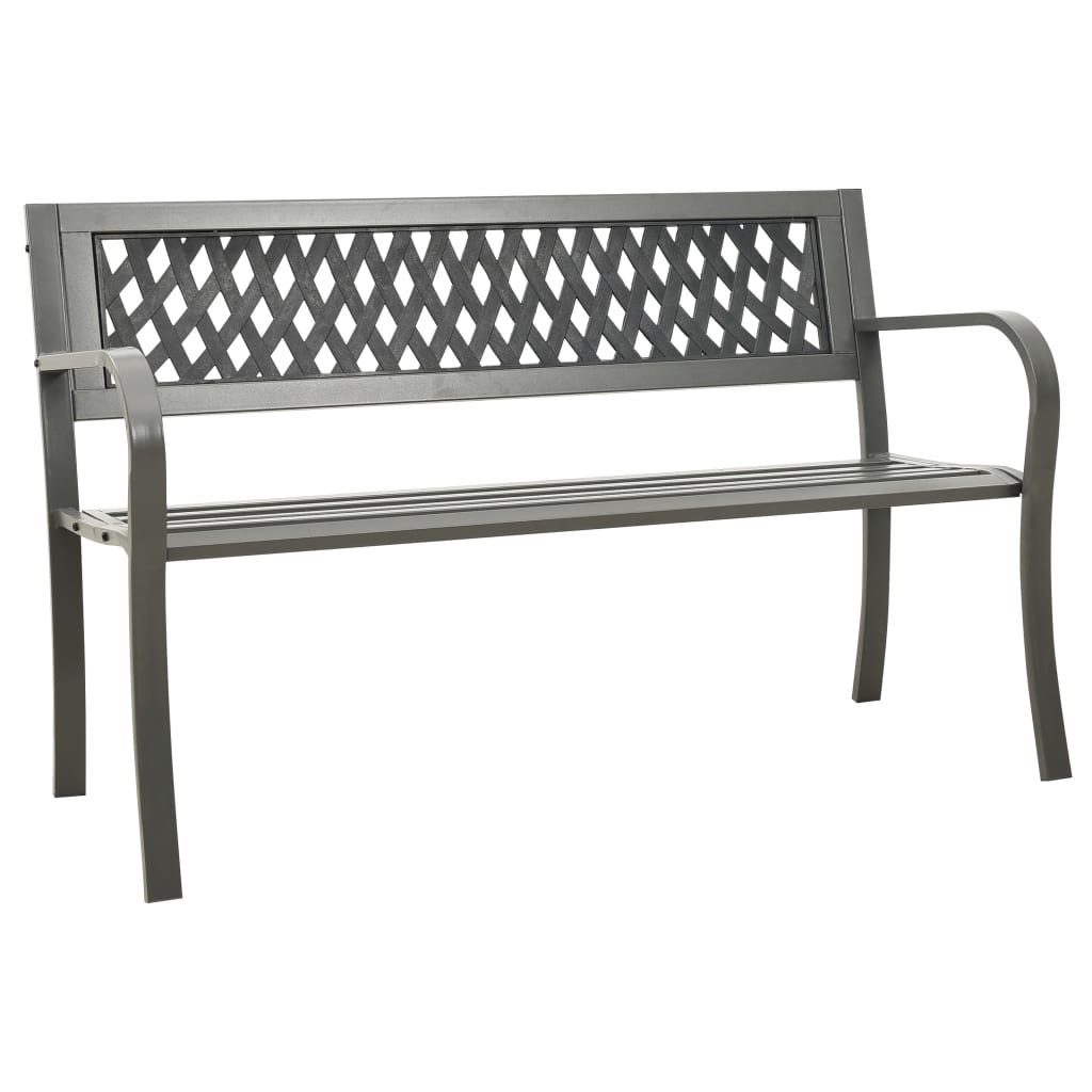 Gartenbank 2-3-Sitzer Sitzbank Parkbank Metall Bank Balkon Terrassenbank - Bild 40 von 84