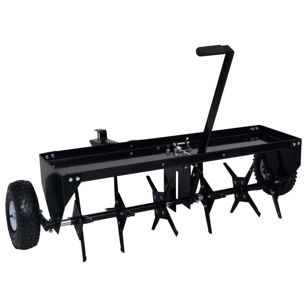 Rasenstriegel Rasenkamm Entmooser Vertikutierer Anbau für Traktor ATV 100-120CM - Bild 26 von 35