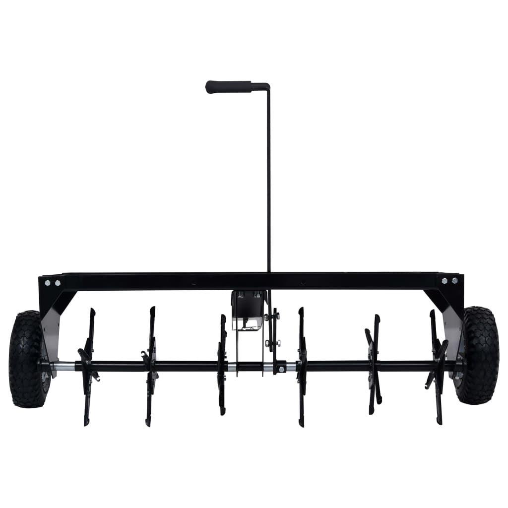 Rasenstriegel Rasenkamm Entmooser Vertikutierer Anbau für Traktor ATV 100-120CM - Bild 24 von 35
