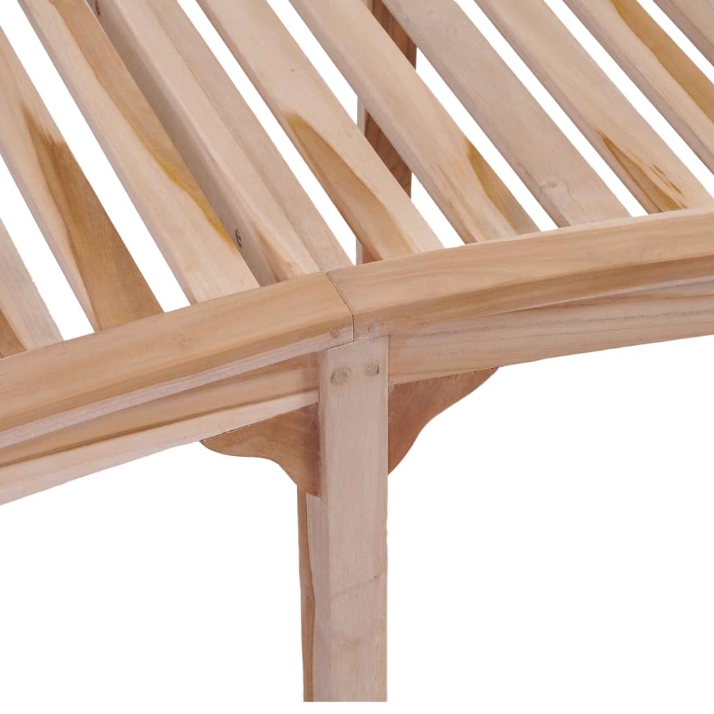 2-3-4 Sitzer Bananenbank Gartenbank Sitzbank Teak Holz Bank Parkbank Holzbank - Bild 29 von 29