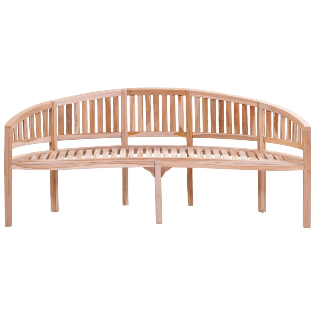 2-3-4 Sitzer Bananenbank Gartenbank Sitzbank Teak Holz Bank Parkbank Holzbank - Bild 26 von 29
