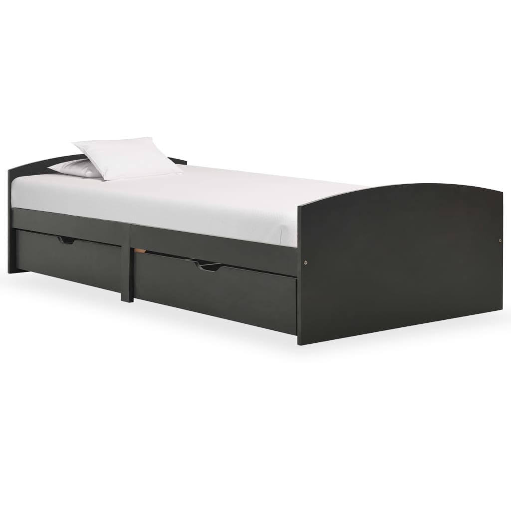 Einzelbett Kiefer-Massivholz Bettgestell Palettenbett Holzbett Bett 90x200 cm - Bild 50 von 56