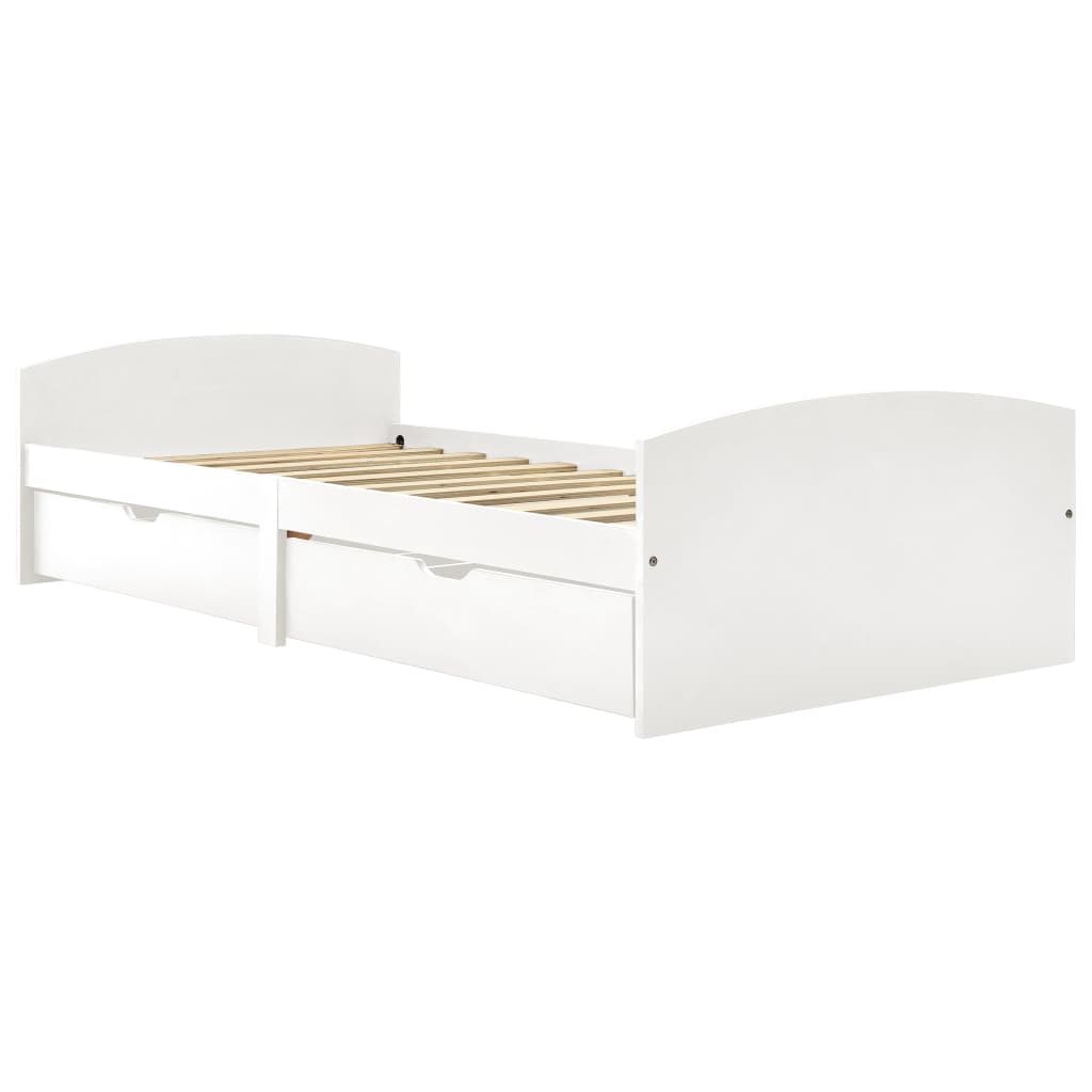Einzelbett Kiefer-Massivholz Bettgestell Palettenbett Holzbett Bett 90x200 cm - Bild 44 von 56