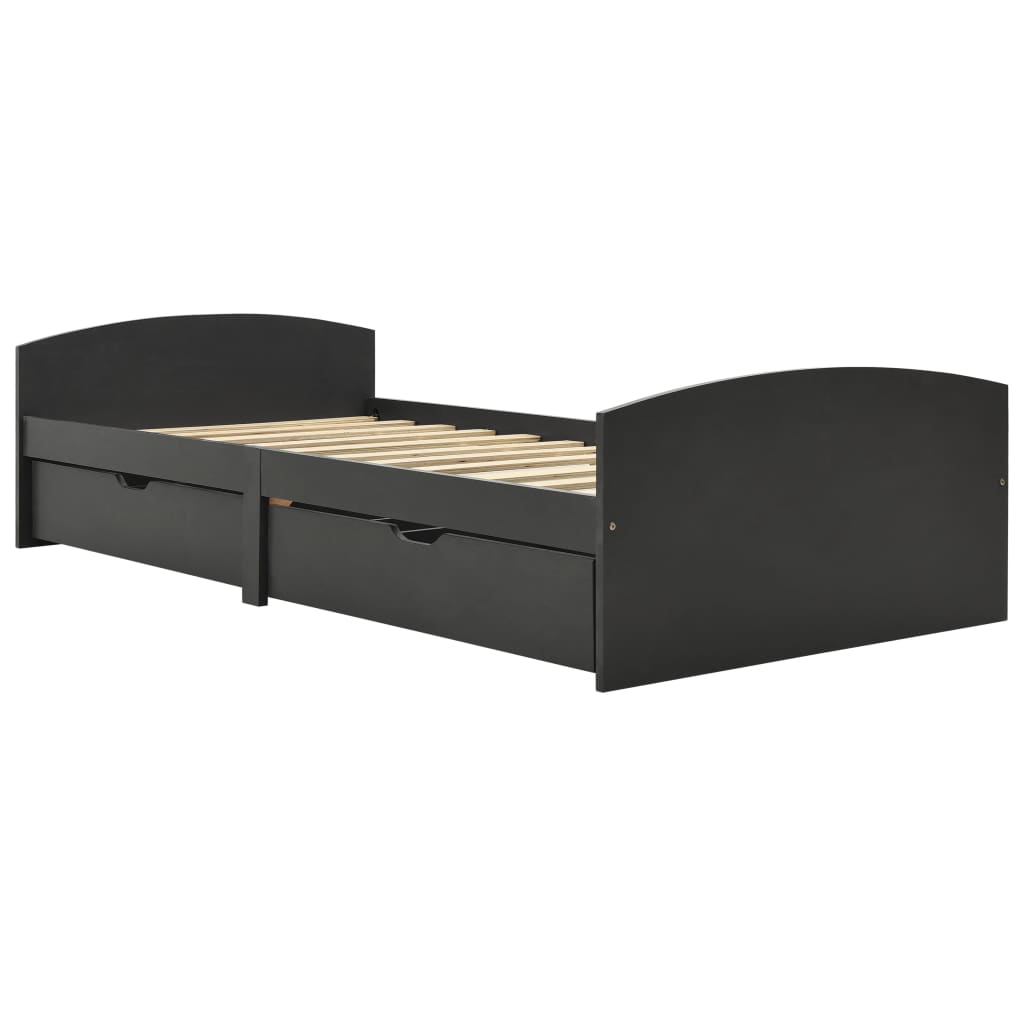 Einzelbett Kiefer-Massivholz Bettgestell Palettenbett Holzbett Bett 90x200 cm - Bild 51 von 56