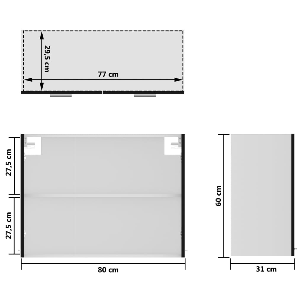 Schwarz Küchenschrank Küchenzeile Einbauküche Unterschrank Hängeschrank Module - Bild 192 von 295