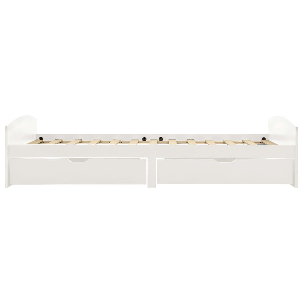 Einzelbett Kiefer-Massivholz Bettgestell Palettenbett Holzbett Bett 90x200 cm - Bild 46 von 56