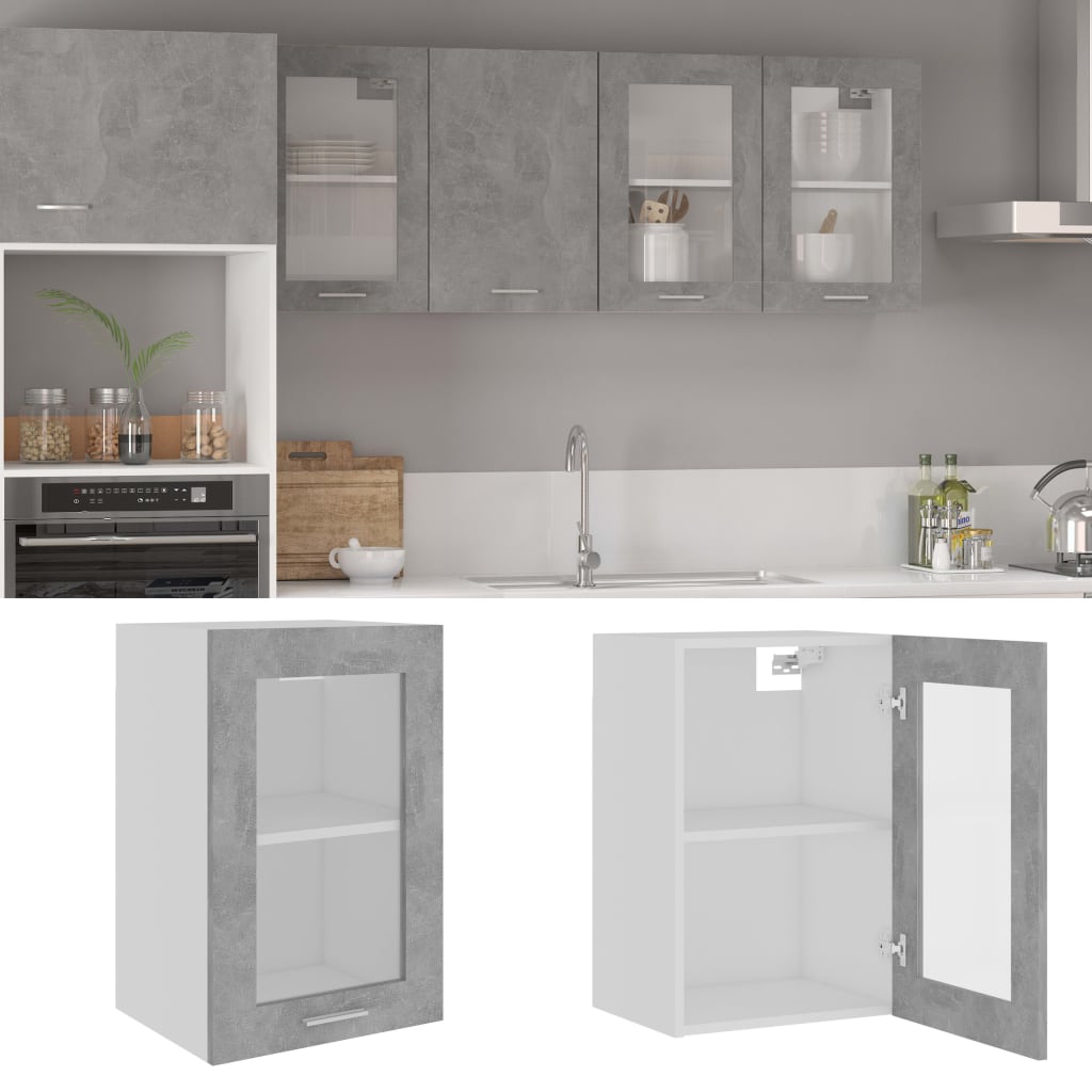 Betongrau Küchenschrank Küchenzeile Einbauküche Unterschrank Hängeschrank Module - Bild 173 von 310