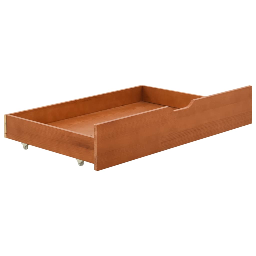 Einzelbett Kiefer-Massivholz Bettgestell Palettenbett Holzbett Bett 90x200 cm - Bild 35 von 56