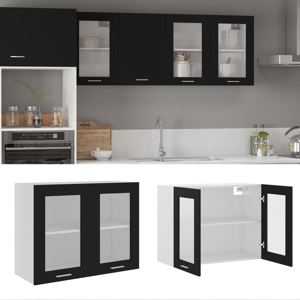 Schwarz Küchenschrank Küchenzeile Einbauküche Unterschrank Hängeschrank Module - Bild 185 von 295