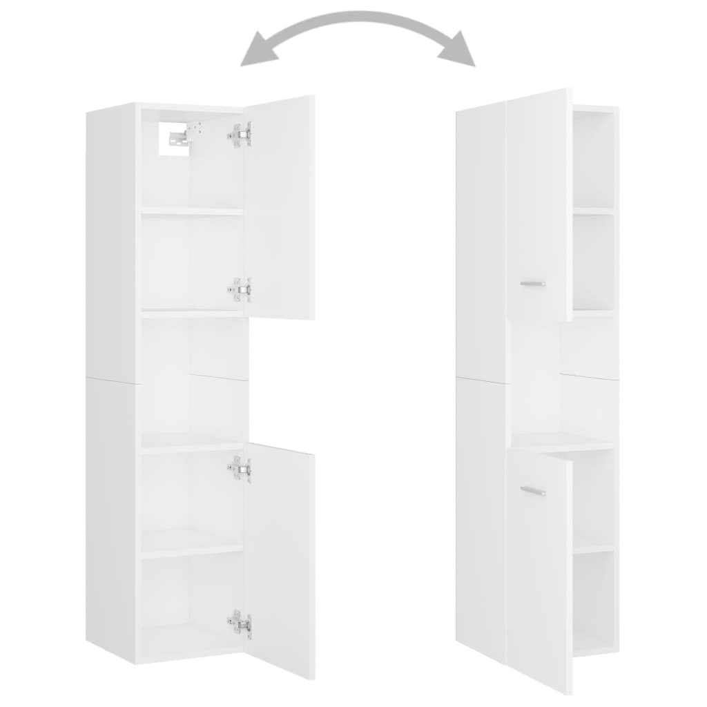 Badschrank Wandschrank Hochschrank Badezimmerschrank Hängeschrank 30x30x130cm - Bild 90 von 153