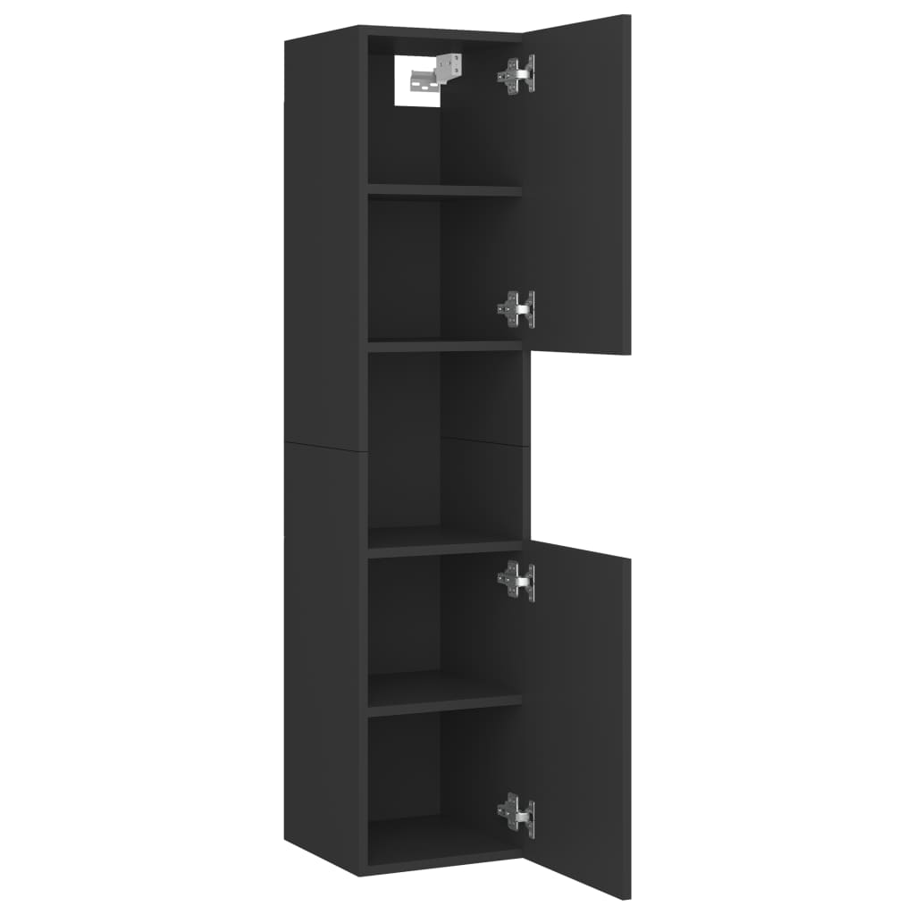 Badschrank Wandschrank Hochschrank Badezimmerschrank Hängeschrank 30x30x130cm - Bild 72 von 153