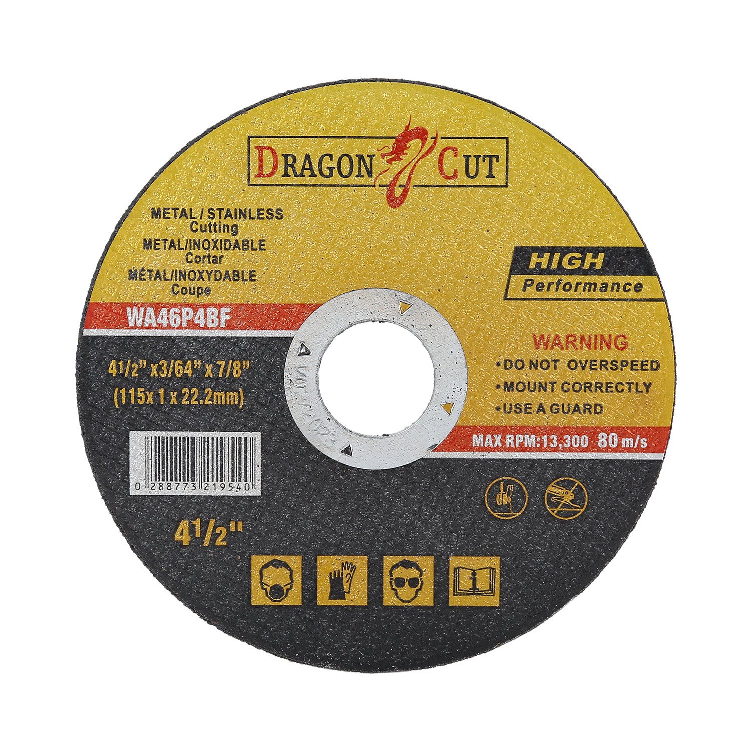 100 x 115mm ULTRA THIN 1mm METAL CUTTING BLADE DISC FOR STEEL & STAINLESS ANGLE