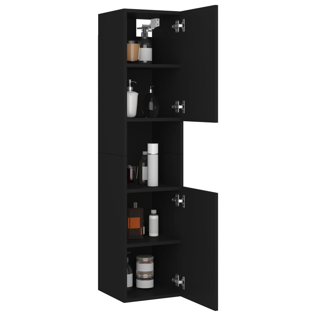 Badschrank Wandschrank Hochschrank Badezimmerschrank Hängeschrank 30x30x130cm - Bild 78 von 153
