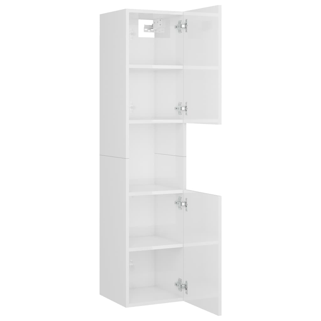 Badschrank Wandschrank Hochschrank Badezimmerschrank Hängeschrank 30x30x130cm - Bild 30 von 153