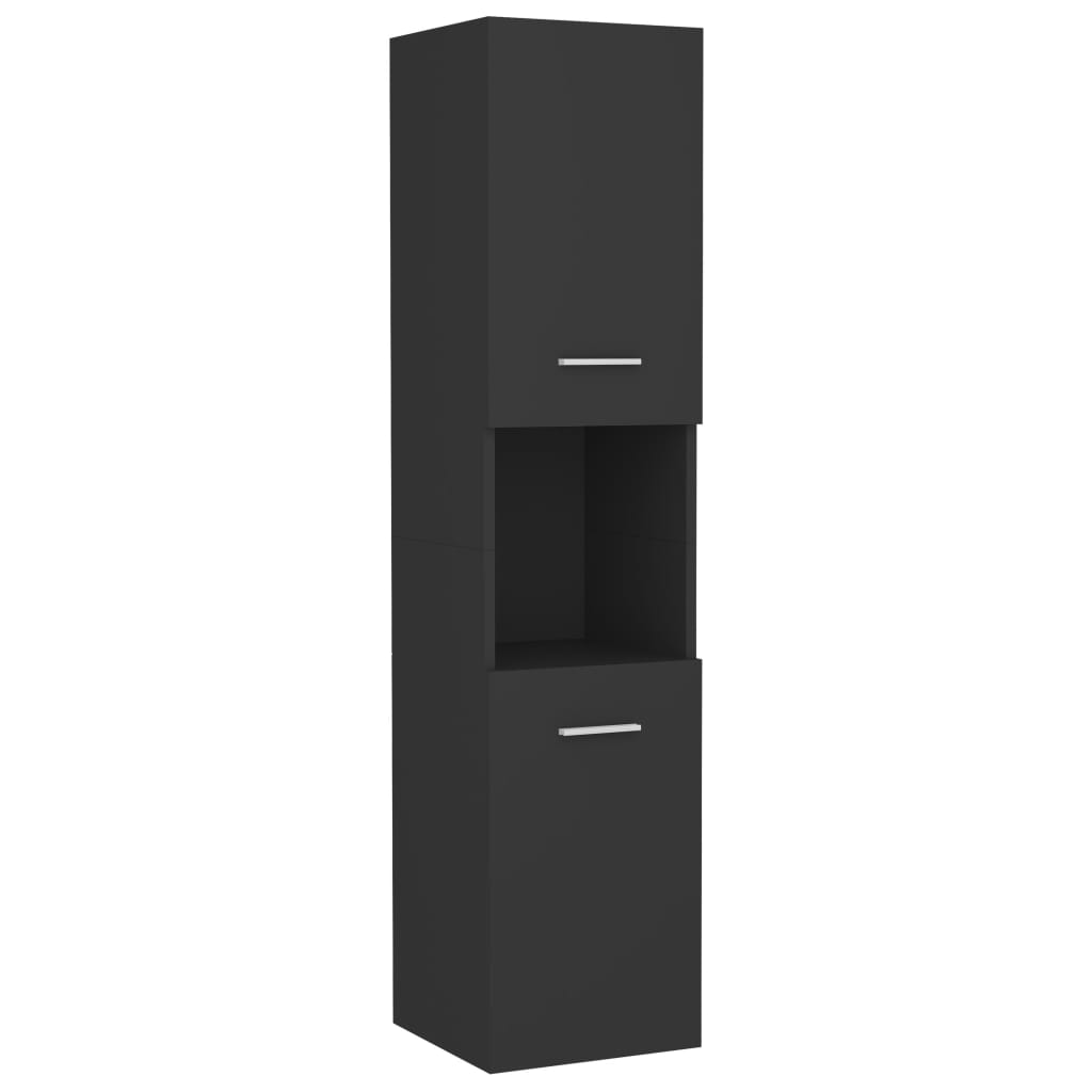 Badschrank Wandschrank Hochschrank Badezimmerschrank Hängeschrank 30x30x130cm - Bild 66 von 153