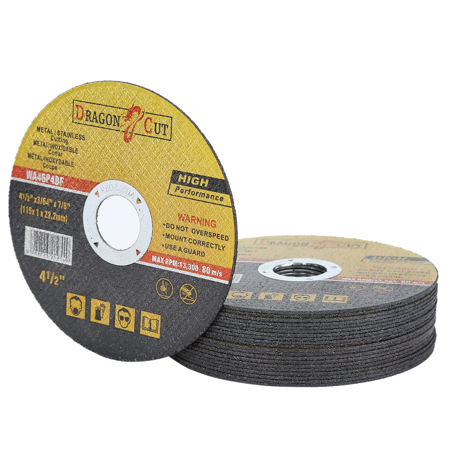 100 x 115mm 4.5" ULTRA THIN 1MM METAL CUTTING BLADE DISC 4 1/2" STEEL ANGLE NEW - Picture 16 of 16
