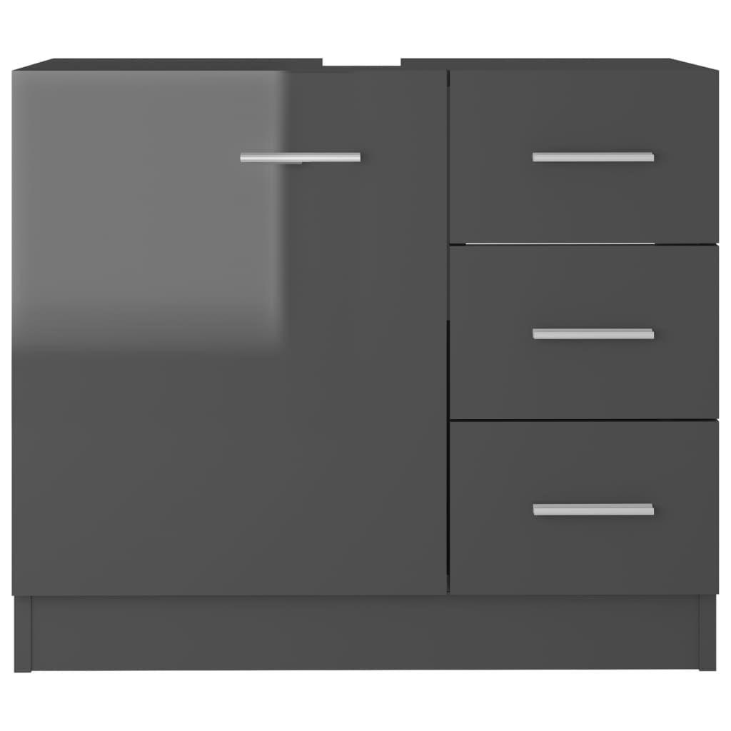 Waschbeckenunterschrank Badezimmerschrank Waschtisch Unterschrank Badschrank - Bild 70 von 97