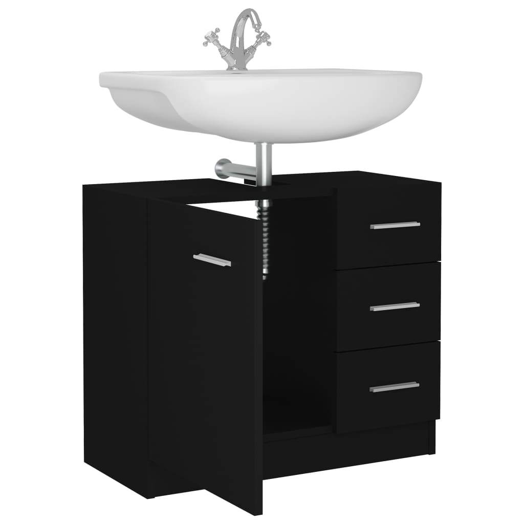 Waschbeckenunterschrank Badezimmerschrank Waschtisch Unterschrank Badschrank - Bild 12 von 97
