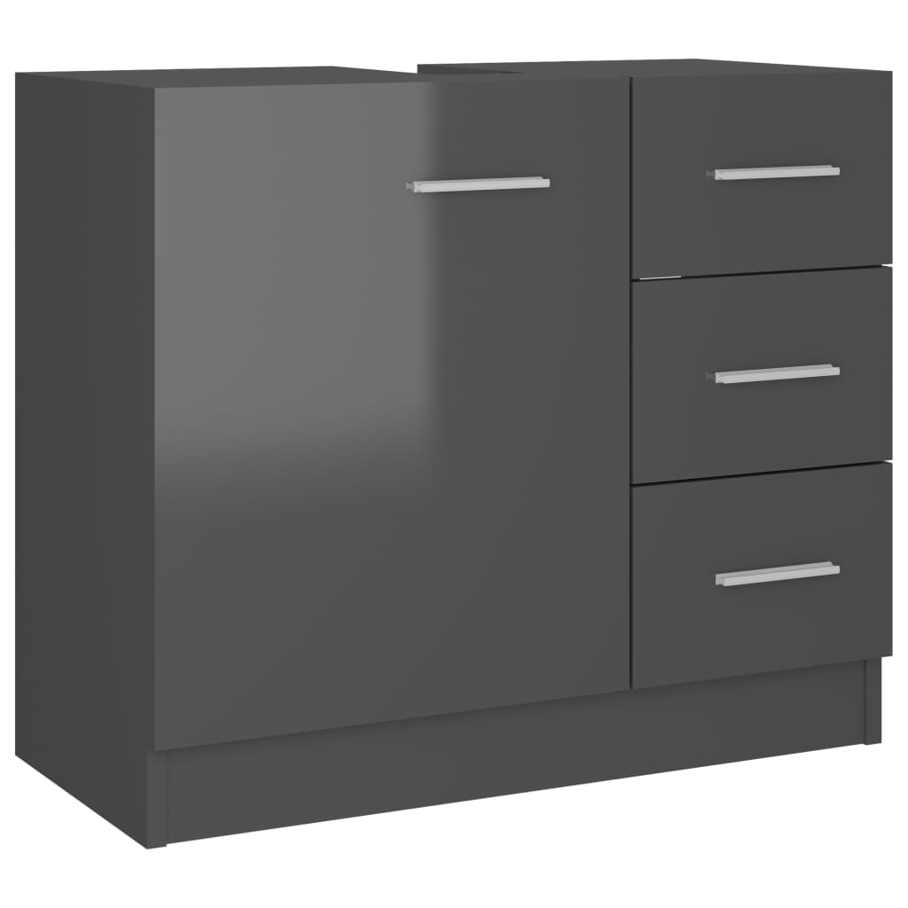 Waschbeckenunterschrank Badezimmerschrank Waschtisch Unterschrank Badschrank - Bild 67 von 97