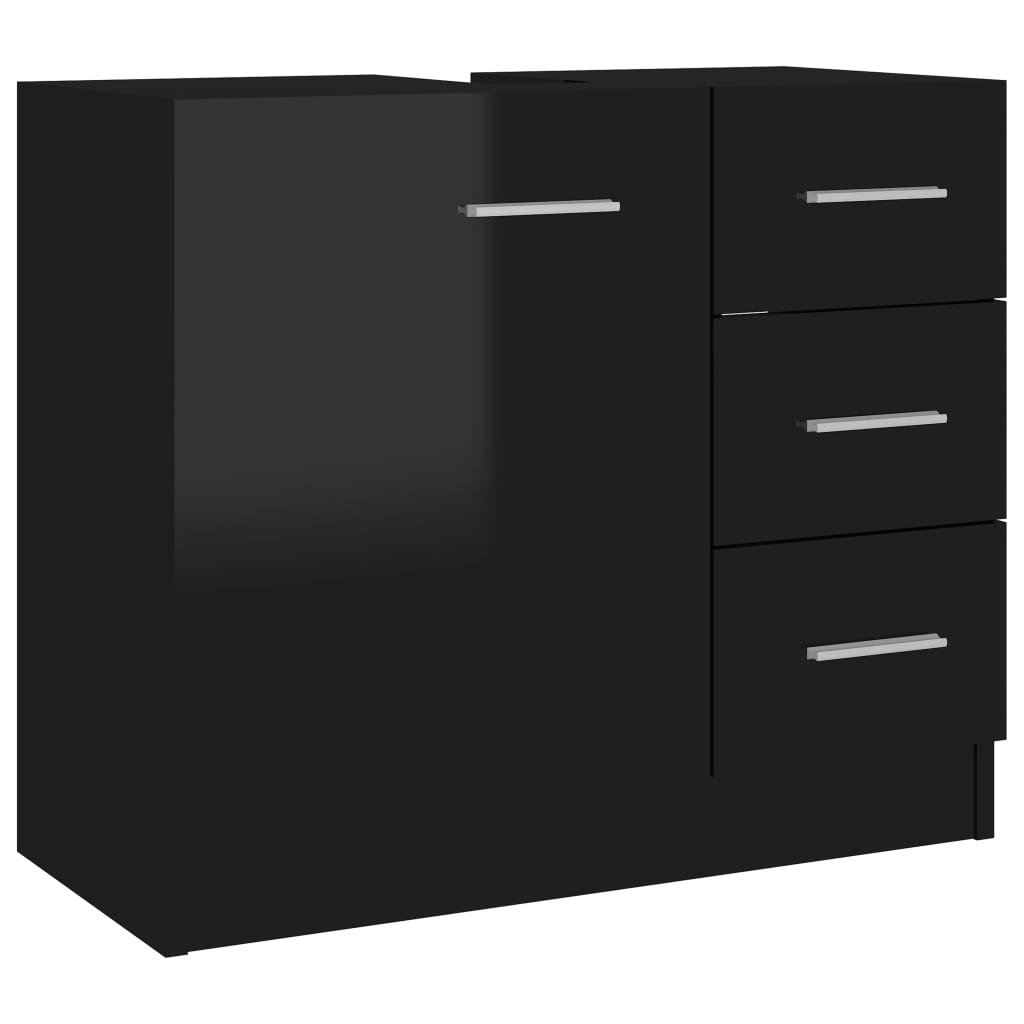 Waschbeckenunterschrank Badezimmerschrank Waschtisch Unterschrank Badschrank - Bild 59 von 97