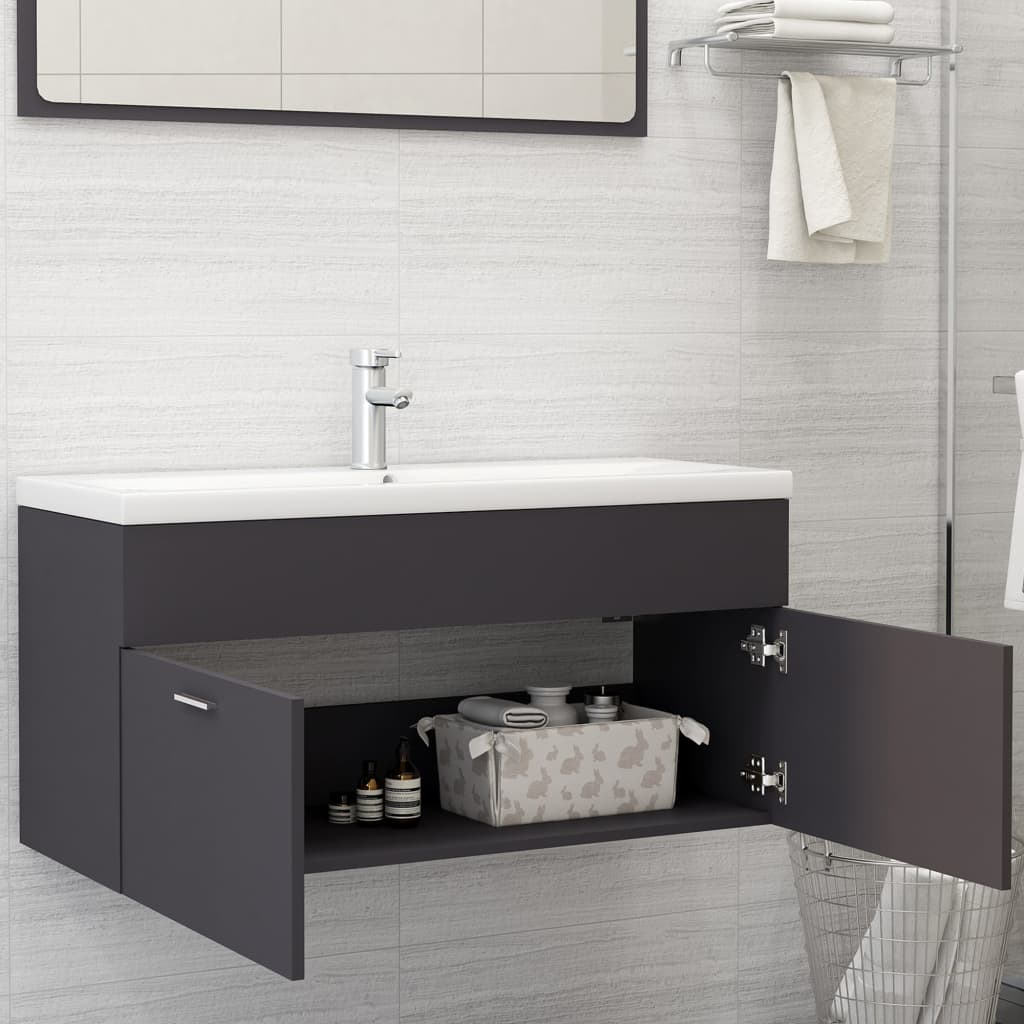 Badschrank Kommode Unterschrank Waschbeckenunterschrank Badezimmermöbel Badmöbel - Bild 159 von 322