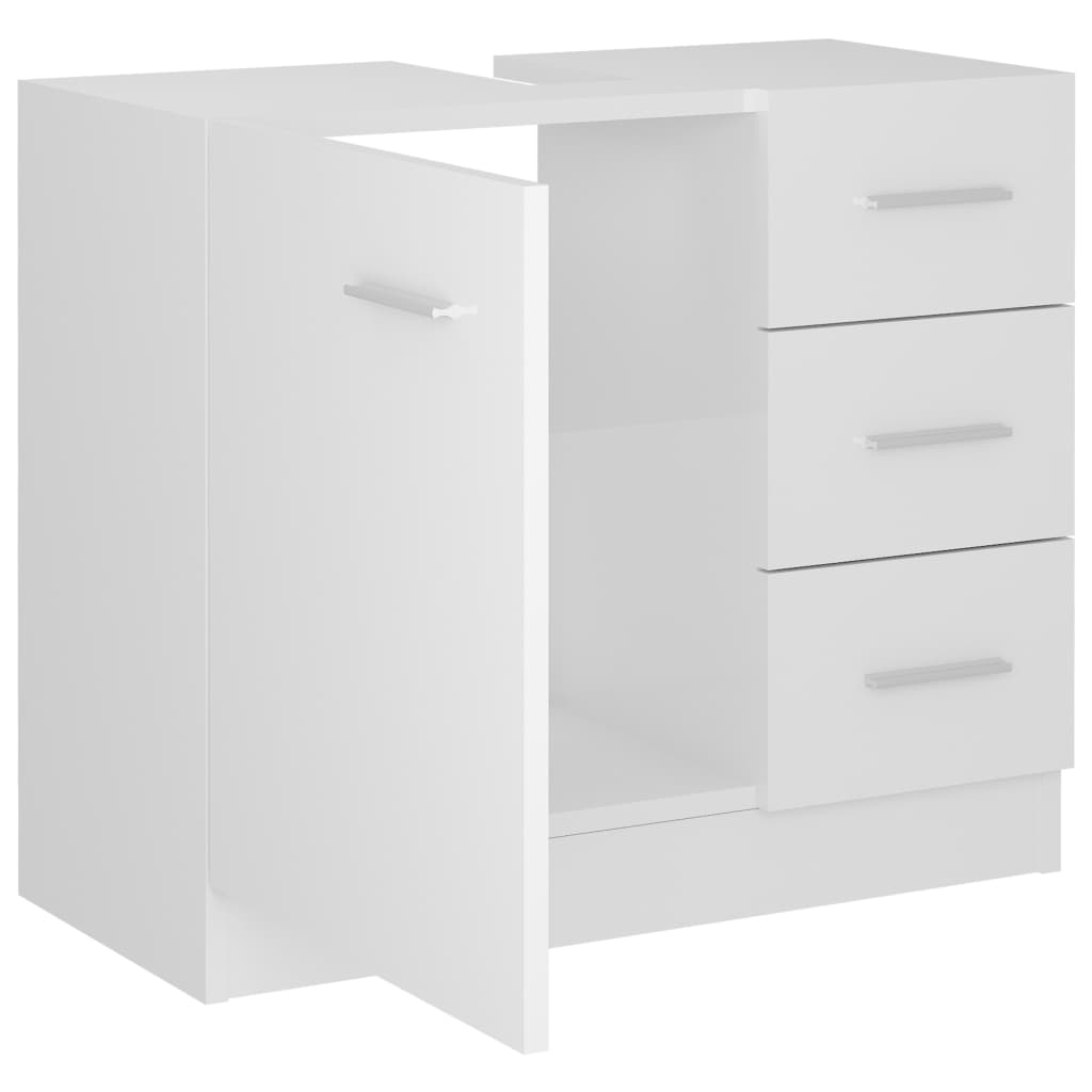 Waschbeckenunterschrank Badezimmerschrank Waschtisch Unterschrank Badschrank - Bild 56 von 97